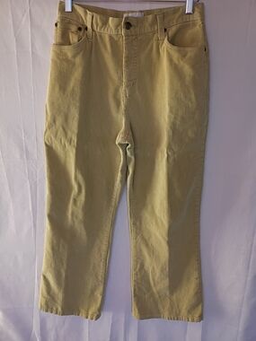 Chadwicks Women's Corduroy Pants in Powder Green Size 12Petite